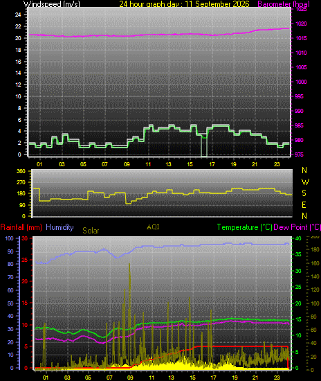 24 Hour Graph for Day 11