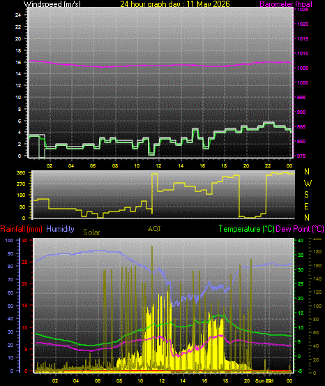 24 Hour Graph for Day 11
